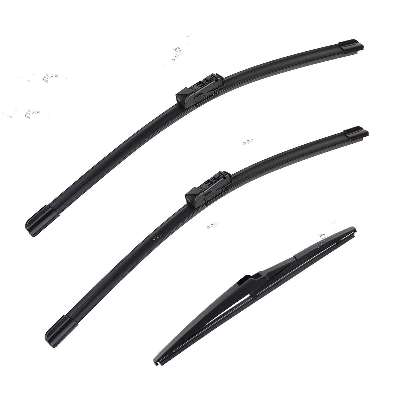 ANRDDO 3 Wipers Factory 26"+16"+12"for 2015-2017 Lexus NX200t 2018-2021 Lexus NX300 2015-2021 Lexus NX300h Original Equipment Replacement Front and Rear Windshield Wiper Blade (Set of 3)