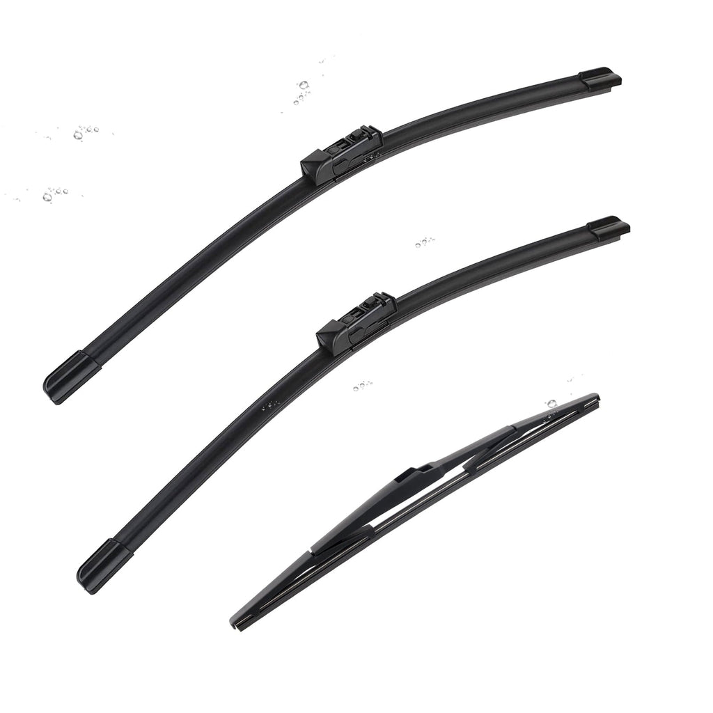 ANRDDO 3 Wipers Factory 26"+16"+14 for 2016-2021 Toyota C-HR Original Equipment Replacement Front and Rear Windshield Wiper Blade