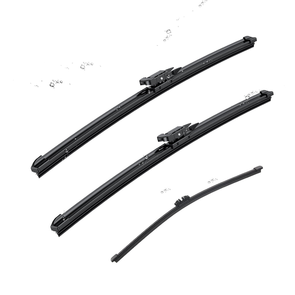 ANRDDO 3 Wipers Factory 26"+22"+11" for Ford Explorer 2011-2018 Original Equipment Replacement Front and Rear Windshield Wiper Blade (Set of 3)