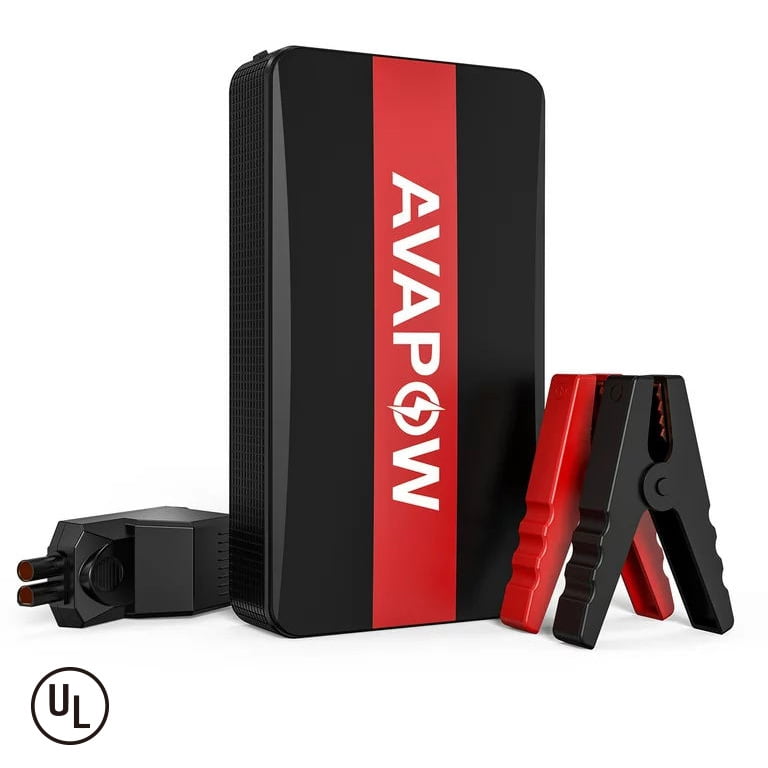 AVAPOW Car Jump Starter - 1000A Peak 12V Battery Jump Starter (up to 7.0L Gas) Booster Pack - Power Bank with Built-in LED Light