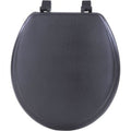 Achim Fantasia 17" Soft Standard Vinyl Toilet Seat, One Size Fits All, Burgundy