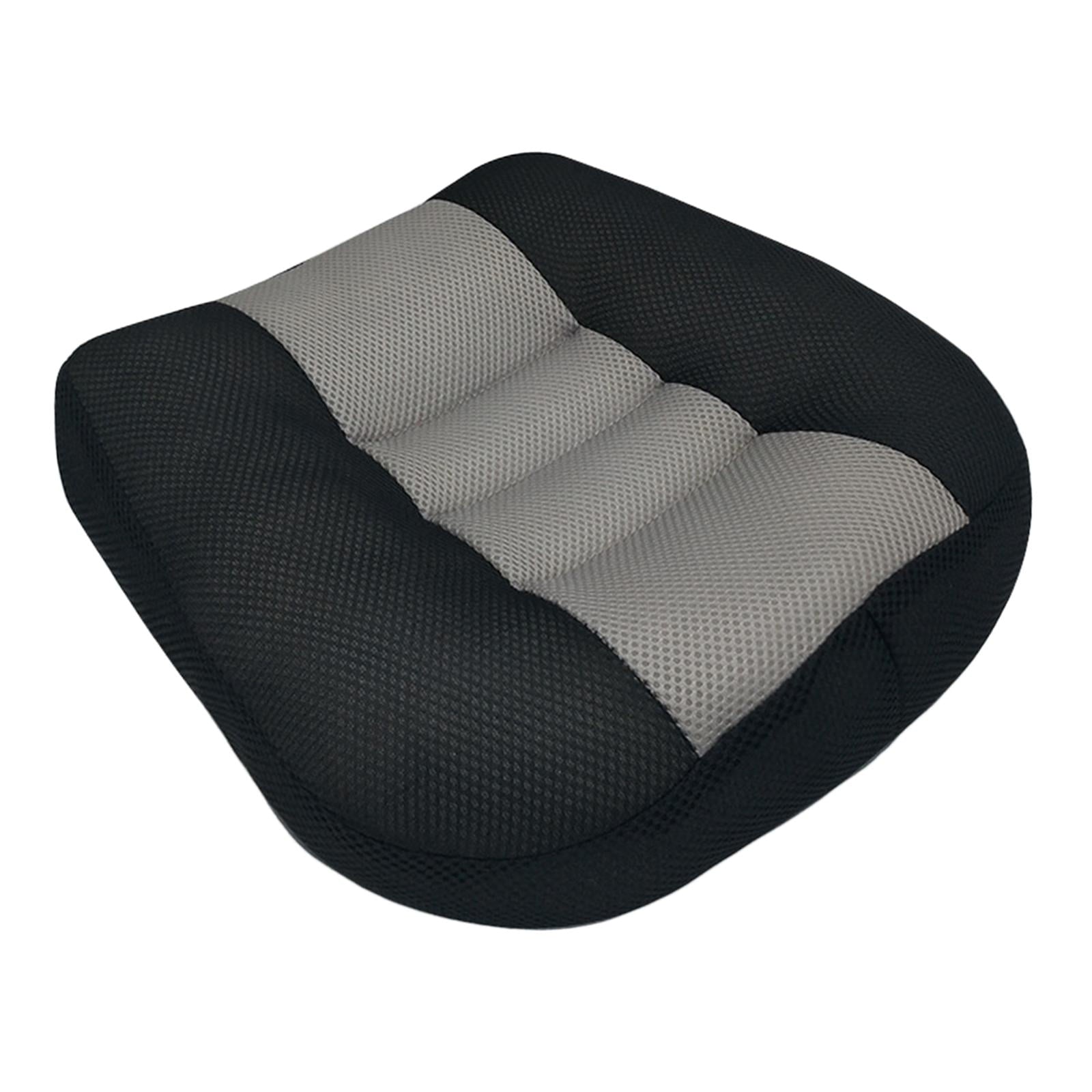 Adult Car Driver Seat Cushion Boost Mat Breathable Mesh Portable Angle Black