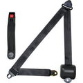 Allstar Performance ALL98117 3-Point Retractable Seat Belt, Charcoal