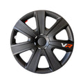 Alpena 15in VR Carbon Wheel Cover Kit Black 4 Pack, Model 58259