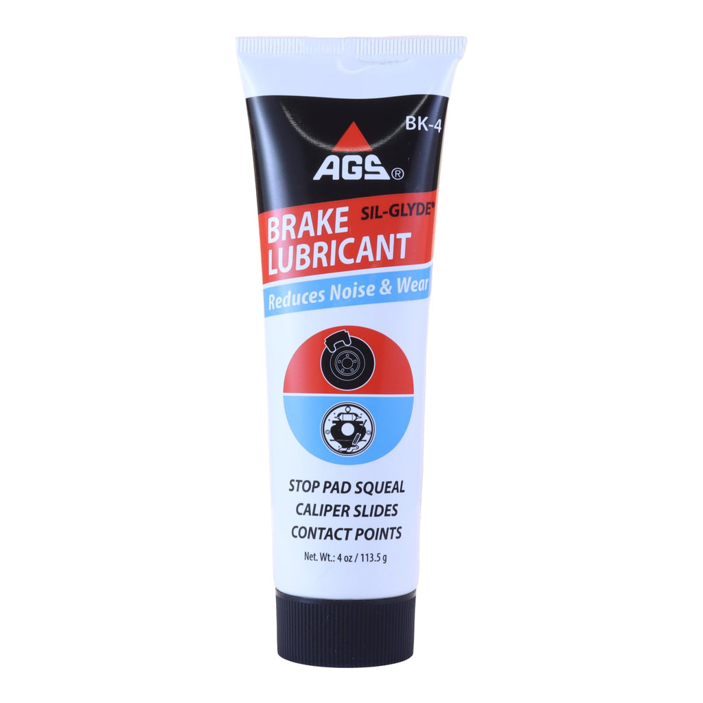 American Grease Stick (AGS) Sil-Glyde Silicone Brake Caliper Lubricant - Lubricates caliper slides - Stops pad squeal, 4 oz tube, sold by each