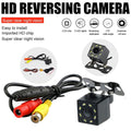 Amerteer Reverse Camera, CCD HD Rear View Camera 170° IP67 Waterproof Reversing Assistance Backup Camera Rear View Monitoring-8 LED