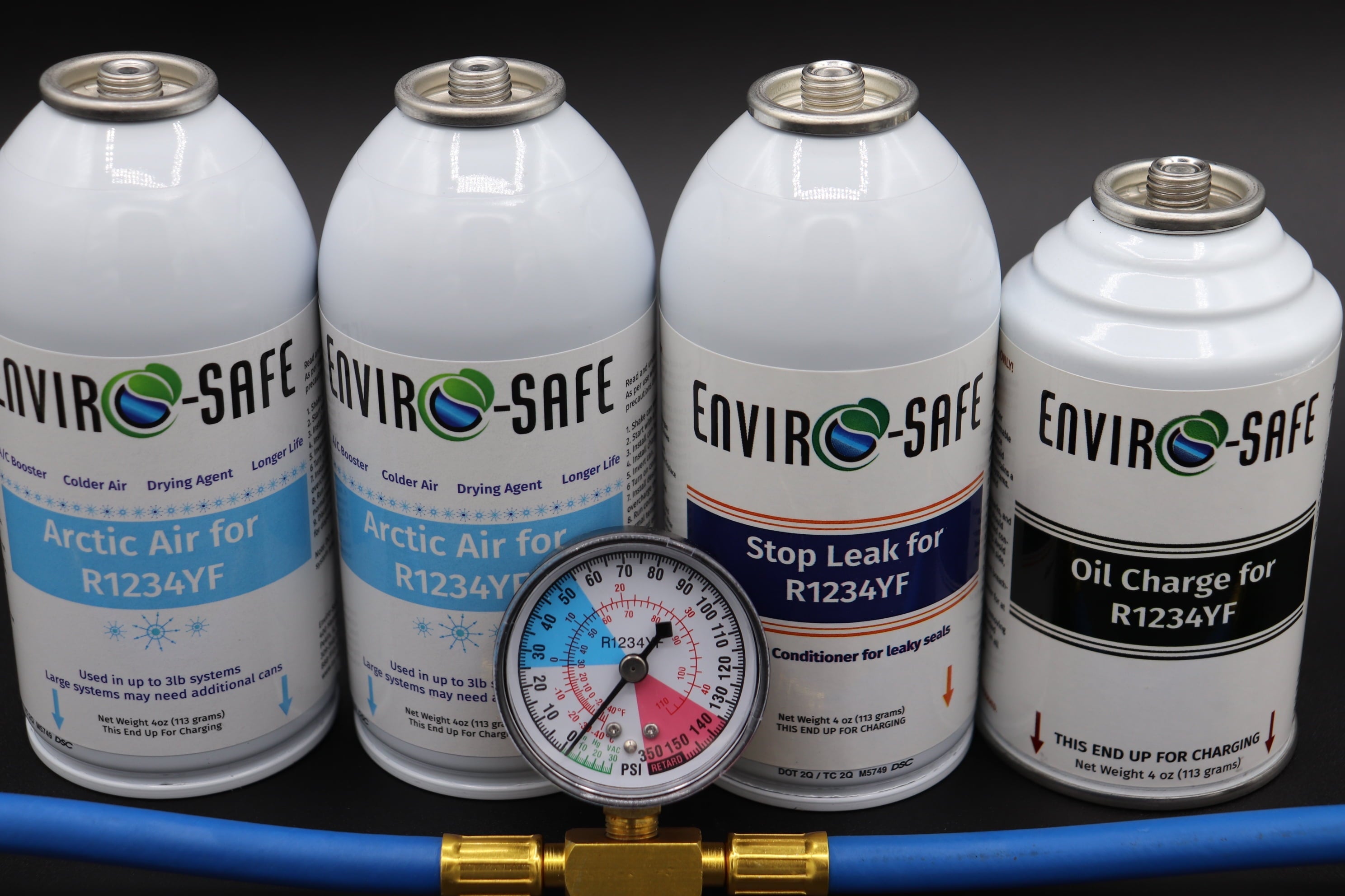 Arctic AIr for R1234yf, Oil charge, Stop leak for R1234, R-1234yf