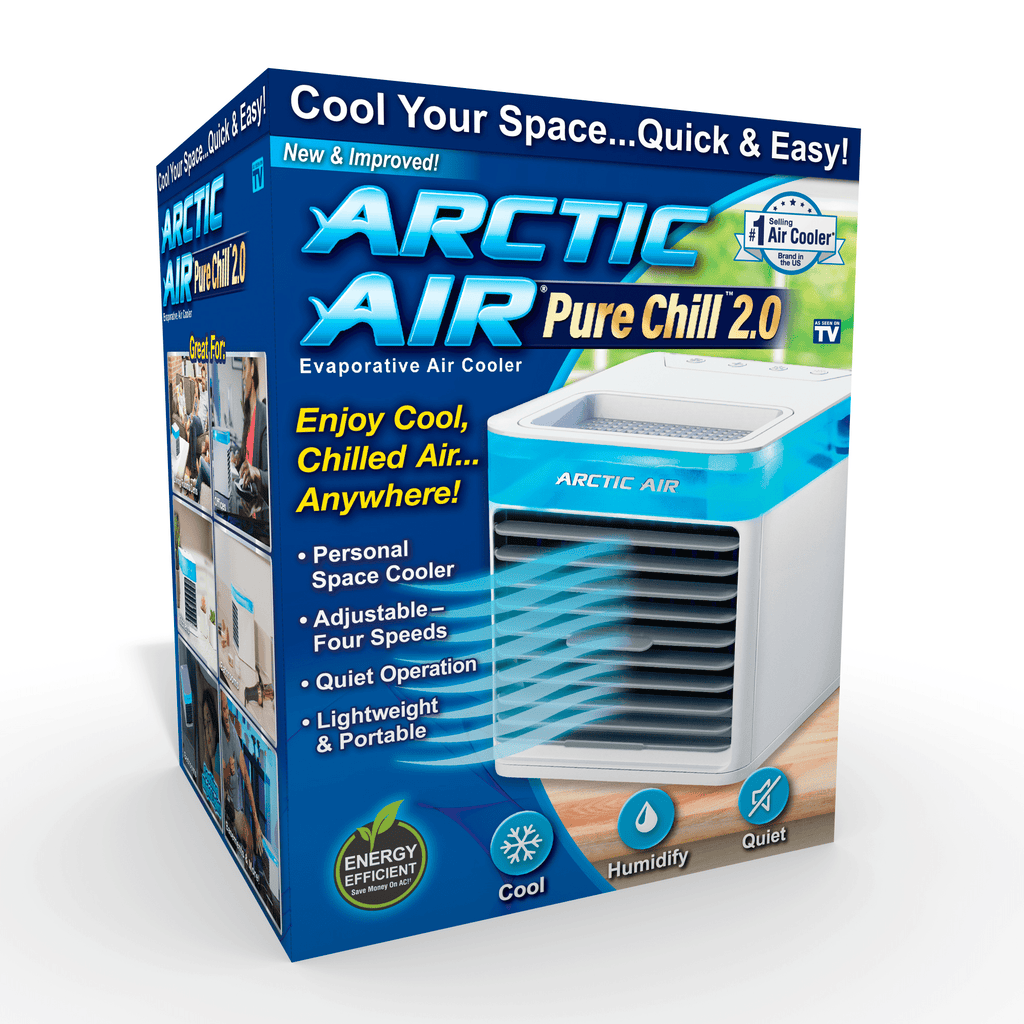 Arctic Air Pure Chill 2.0, Personal Evaporative Air-Cooler. 120 volts