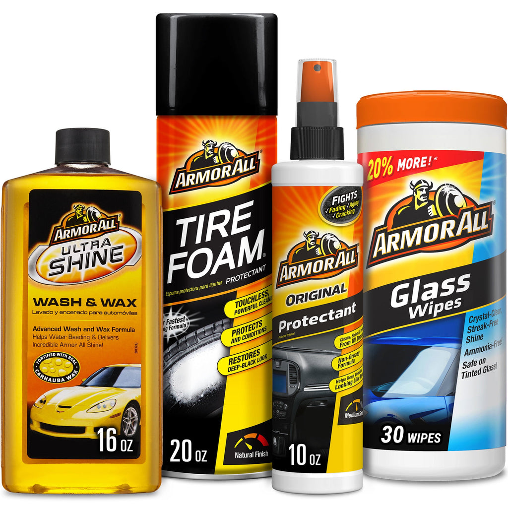 Armor All Complete Car Cleaning Car Care Kit (4 Pieces)