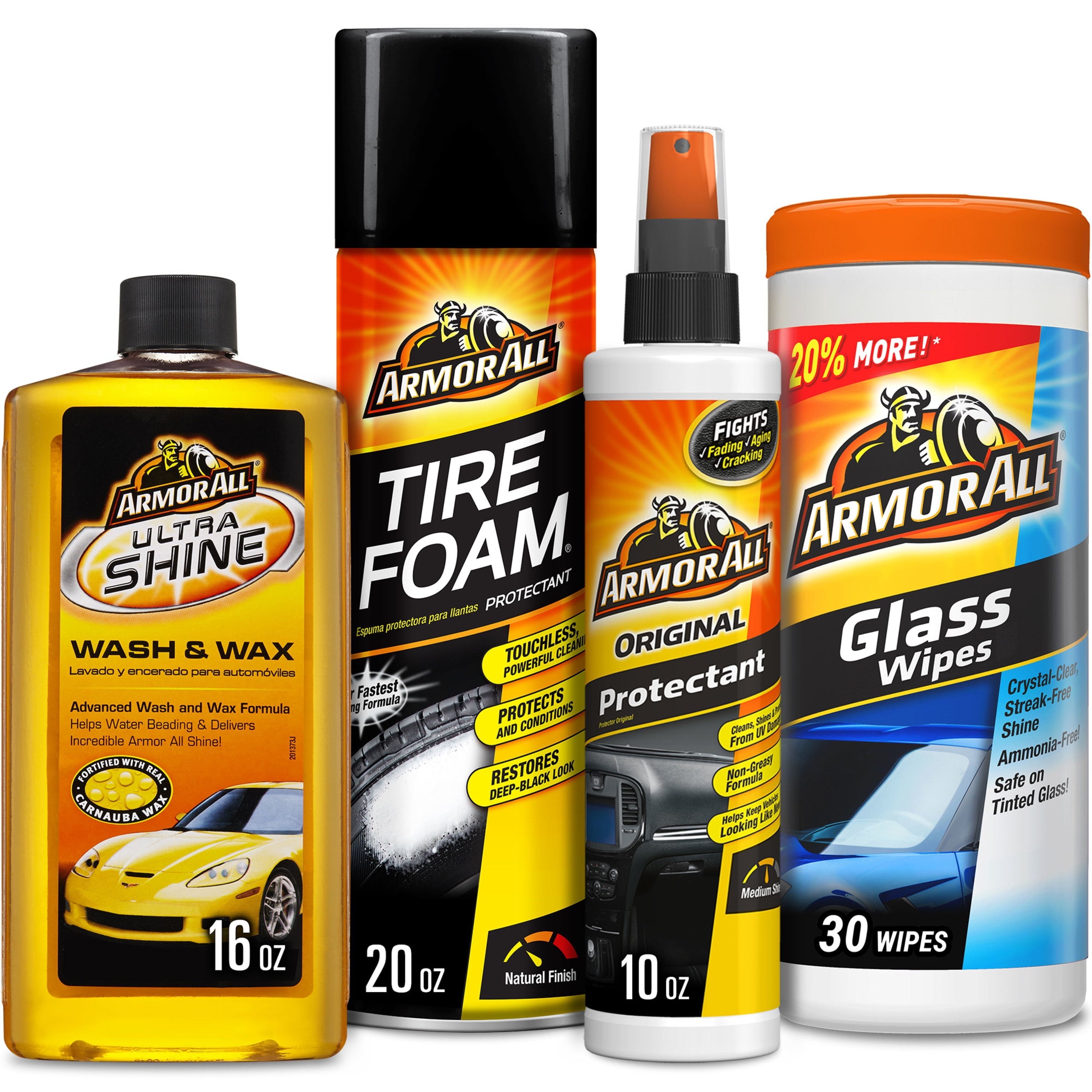 Armor All Complete Car Cleaning Car Care Kit (4 Pieces)