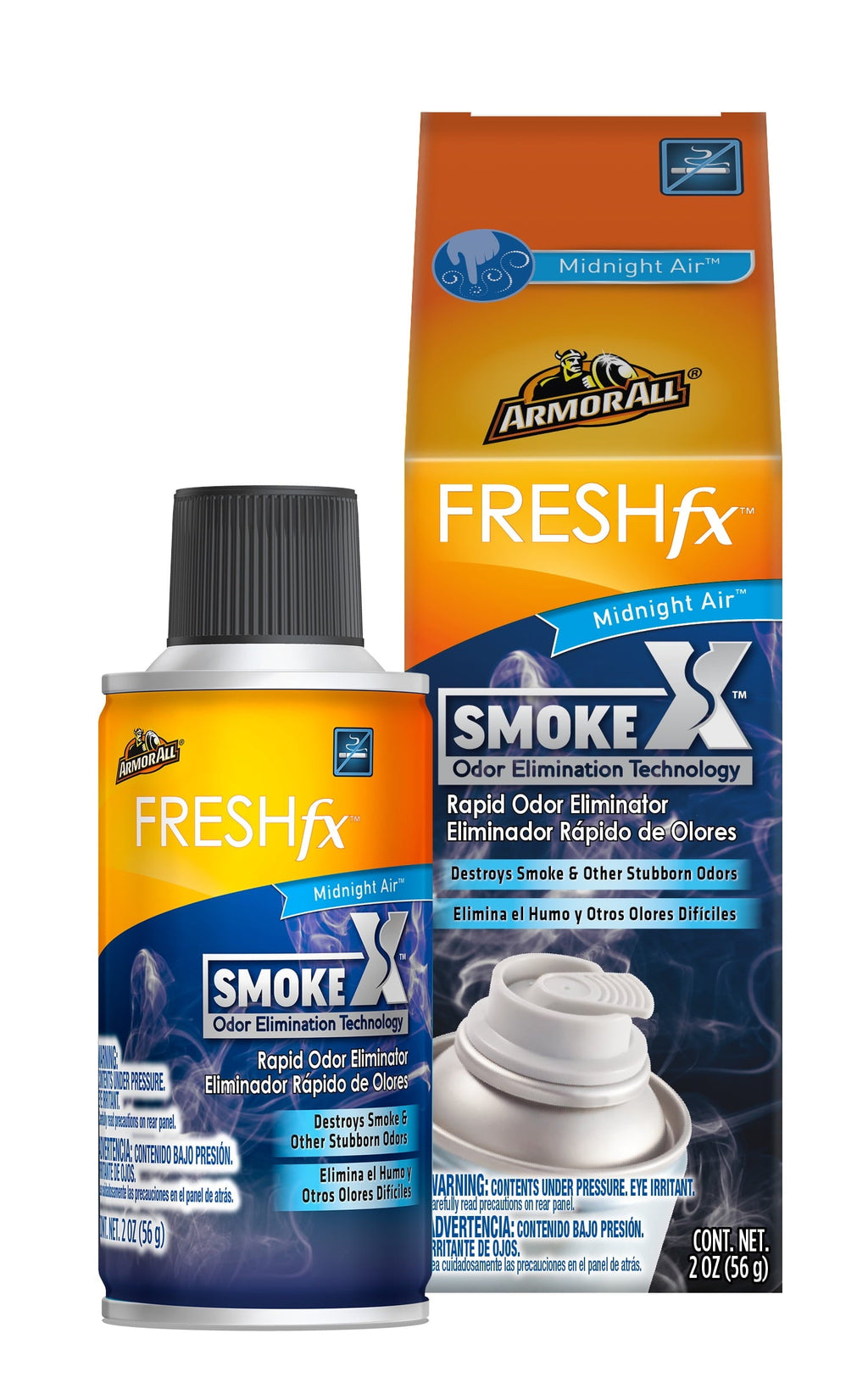 Armor All FRESH Fx Smoke X Rapid Auto Odor Eliminator – Midnight Air Scent (2 Ounces)