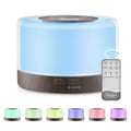 Aromatherapy Essential Oil Diffuser for Room: 500ml Aroma Air Humidifier Remote Control for Home Large & Small Rooms - Ultrasonic Cool Mist Diffusers Oils Vaporizer with Light & Timer Bedroom Office