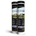 AtomLube All Purpose Grease 2-Pack 14 Oz. Tubes | Multi Function Lubricant | Automotive Grease and Marine Grease for Boat Accessories, Trucking, and Wheel Bearing