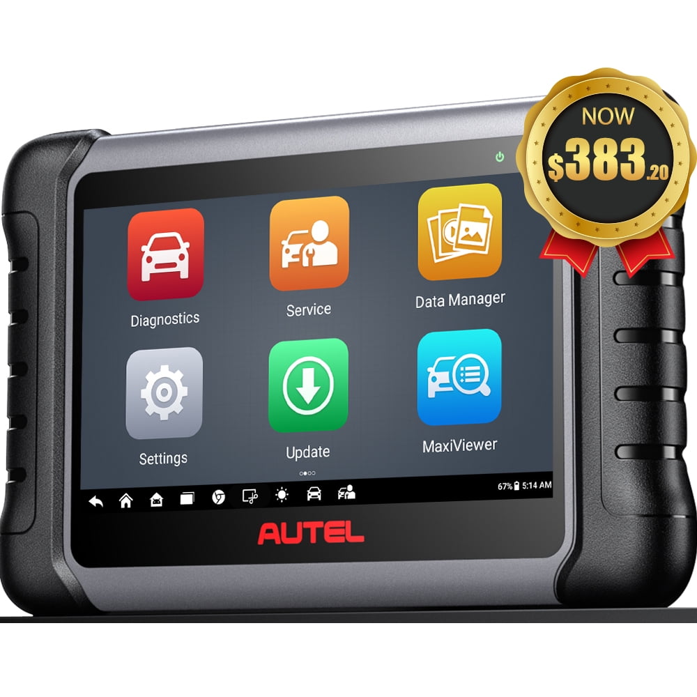 Autel Scanner MaxiCOM MK808S Car Diagnostic Scan Tool Bi-directional All Systems Diagnosis 28+ Services Active Test