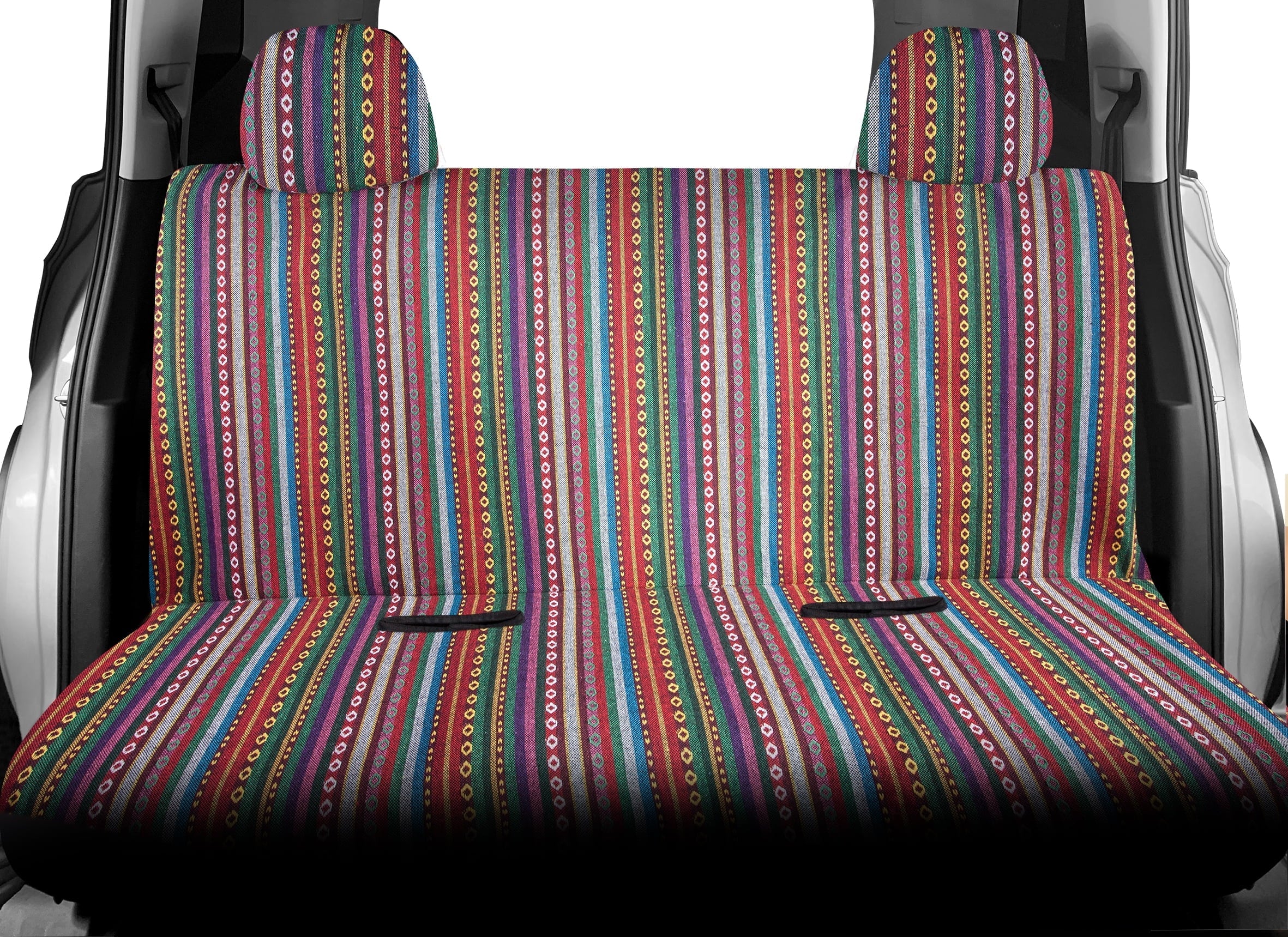Auto Drive 1PC Bench Seat Cover Polyester Baja Saddle Blanket Orange - Universal Fit,2102SC097