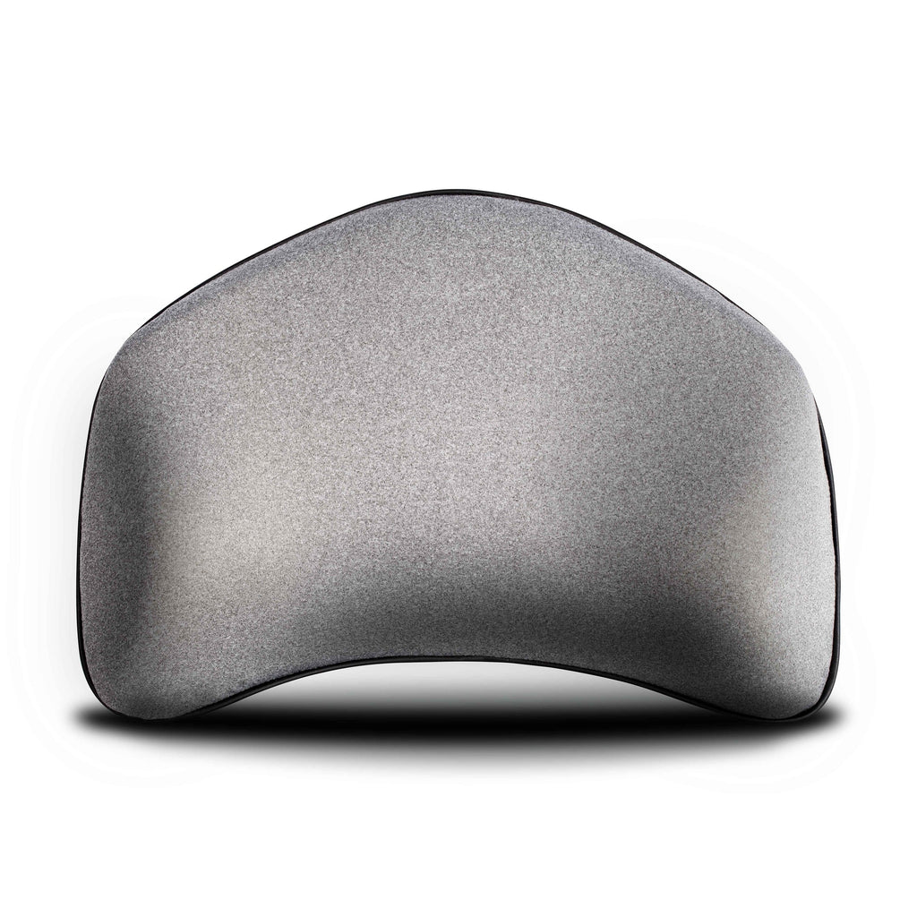 Auto Drive 1PC Ergonomic Lumbar Support Memory Foam Polyester Grey - Universal Fit, 22CU05