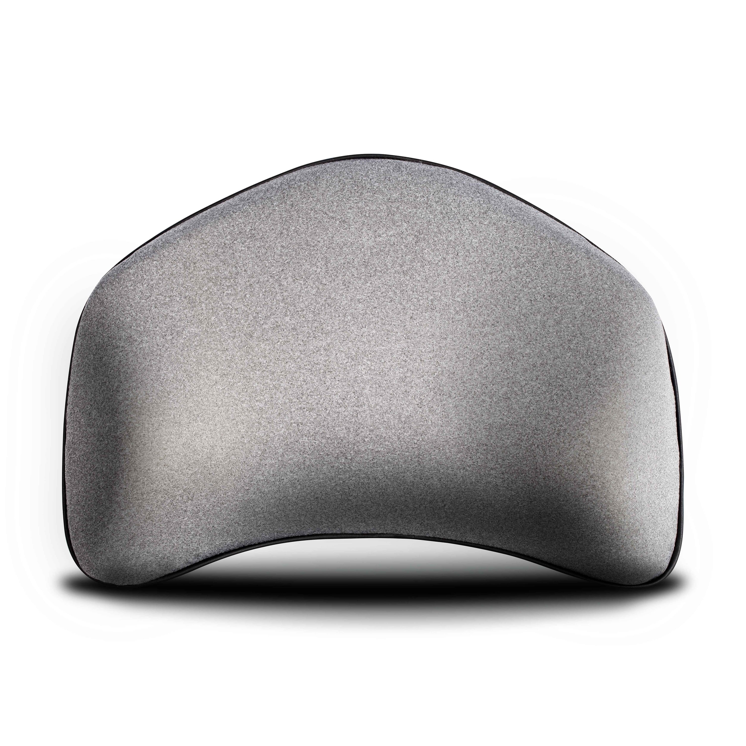 Auto Drive 1PC Ergonomic Lumbar Support Memory Foam Polyester Grey - Universal Fit, 22CU05