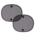 Auto Drive Black Mesh Car Side Twist Sunshade Product Size 18" x 14", 2 Count