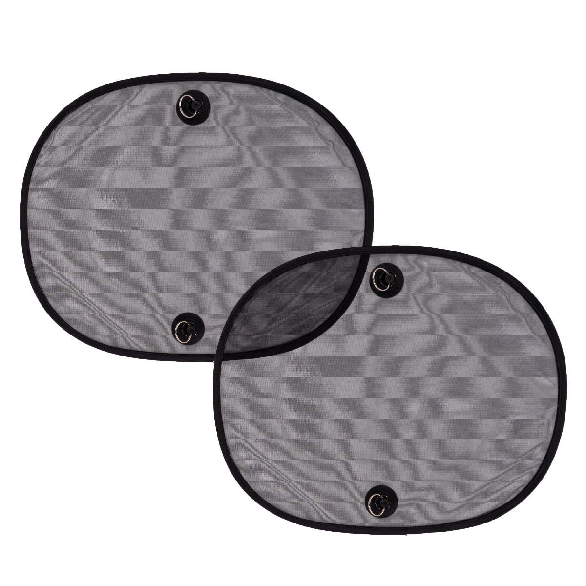 Auto Drive Black Mesh Car Side Twist Sunshade Product Size 18" x 14", 2 Count