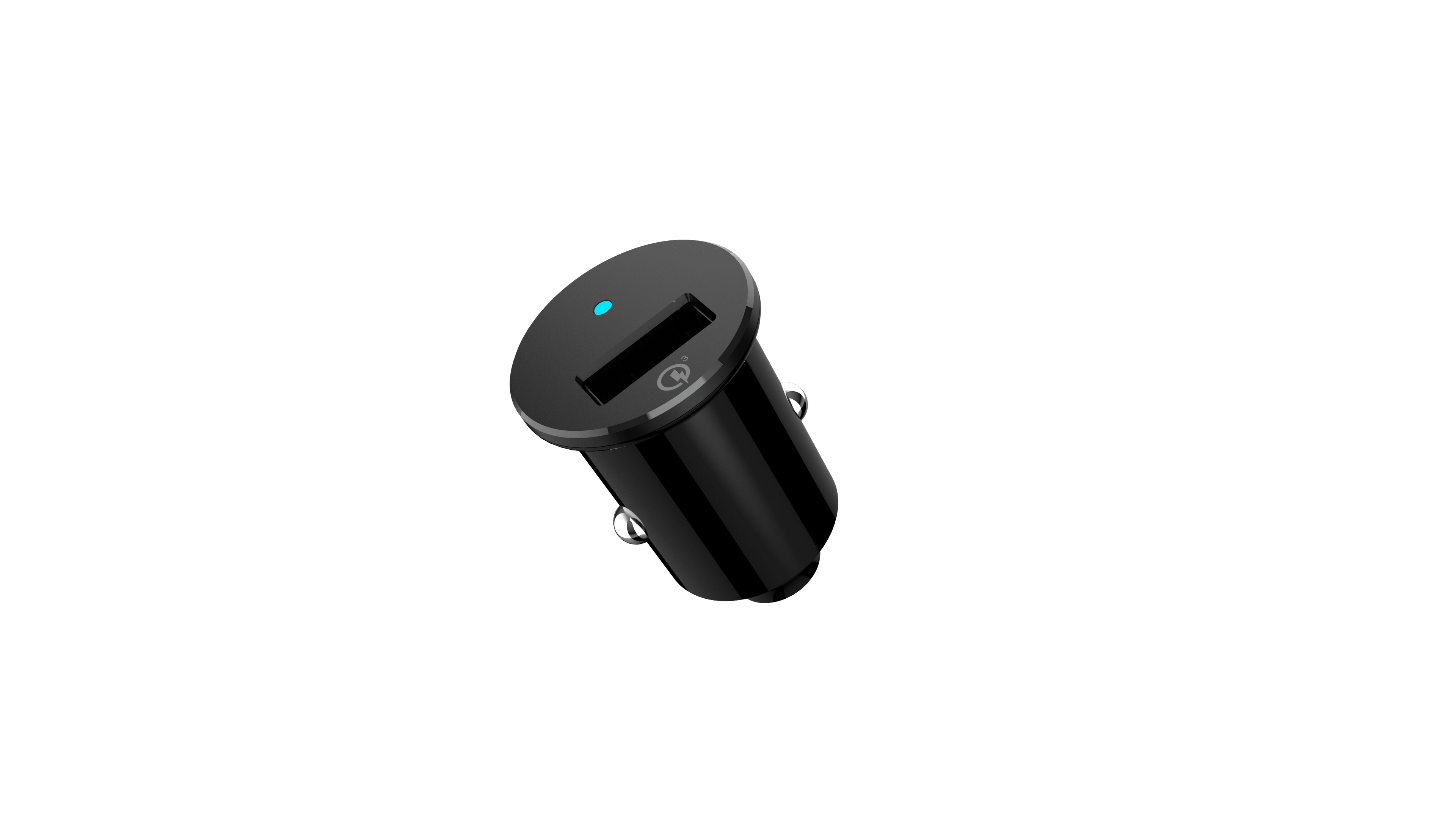 Auto Drive Black Quick Charge 3.0 USB Car Charger for Smartphones, Tablets and More