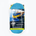 Auto Drive Car Wash Microfiber Sponge w/ bug mesh, Blue