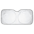 Auto Drive Double Rings Windshield AD22D-83 Twist Sun Shade 1 Pack, 63"x29.5"