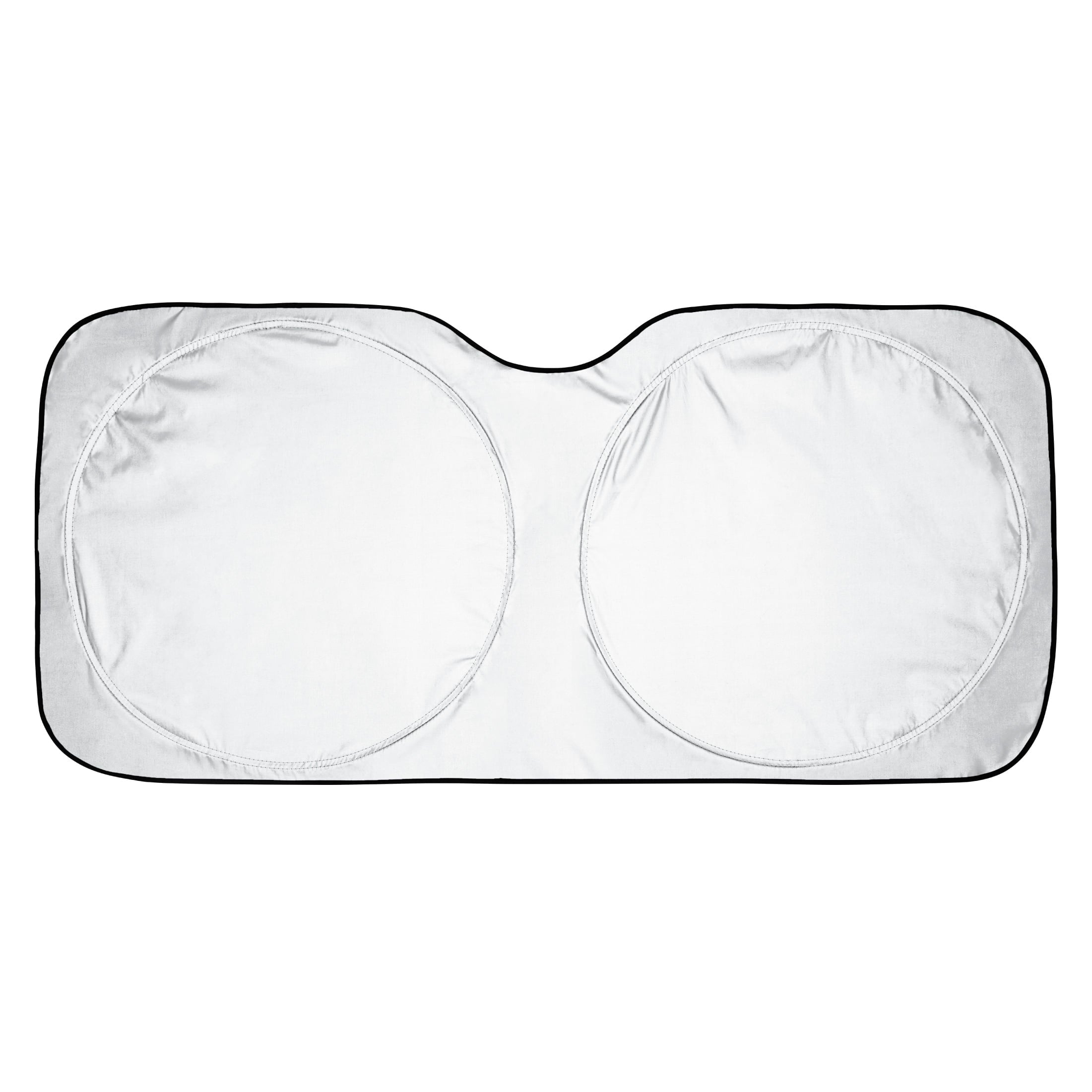 Auto Drive Double Rings Windshield AD22D-83 Twist Sun Shade 1 Pack, 63"x29.5"