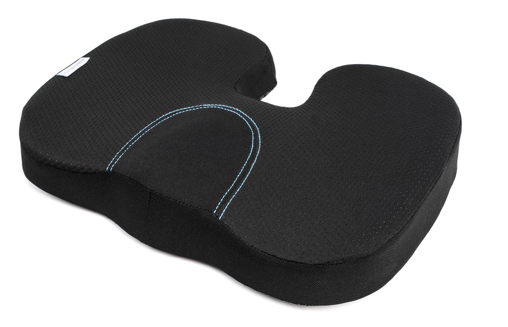 Auto Drive Seat Cushion Natural Latex Black Universal Fit, 1 Piece