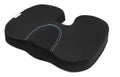 Auto Drive Seat Cushion Natural Latex Black Universal Fit, 1 Piece