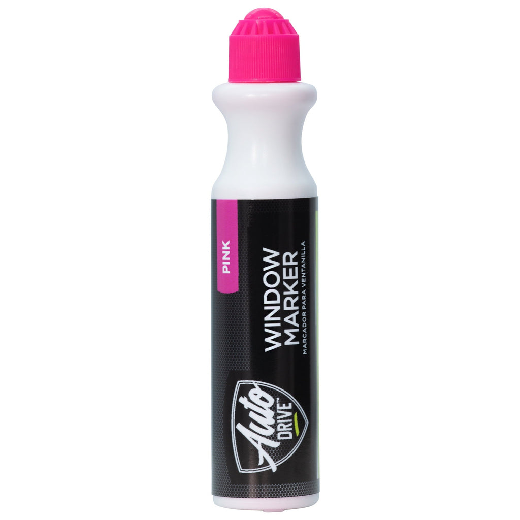 Auto Drive Universal Automotive Window Marker, 00145, Pink, 48 ml/2.05 oz., 1 Pack
