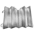 Auto Drive Universal Fit On Most Vehicles' Windshield Silver Accordion Sunshade 1 Pack, 63'' x 28.5''
