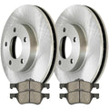 AutoShack Front Brake Rotors and Ceramic Pads Kit Driver and Passenger Side Replacement for 2005-2010 2012 Ford Escape 2005-2010 Mercury Mariner 2005 2006 2008-2011 Mazda Tribute 2.5L 3.0L 4WD AWD FWD