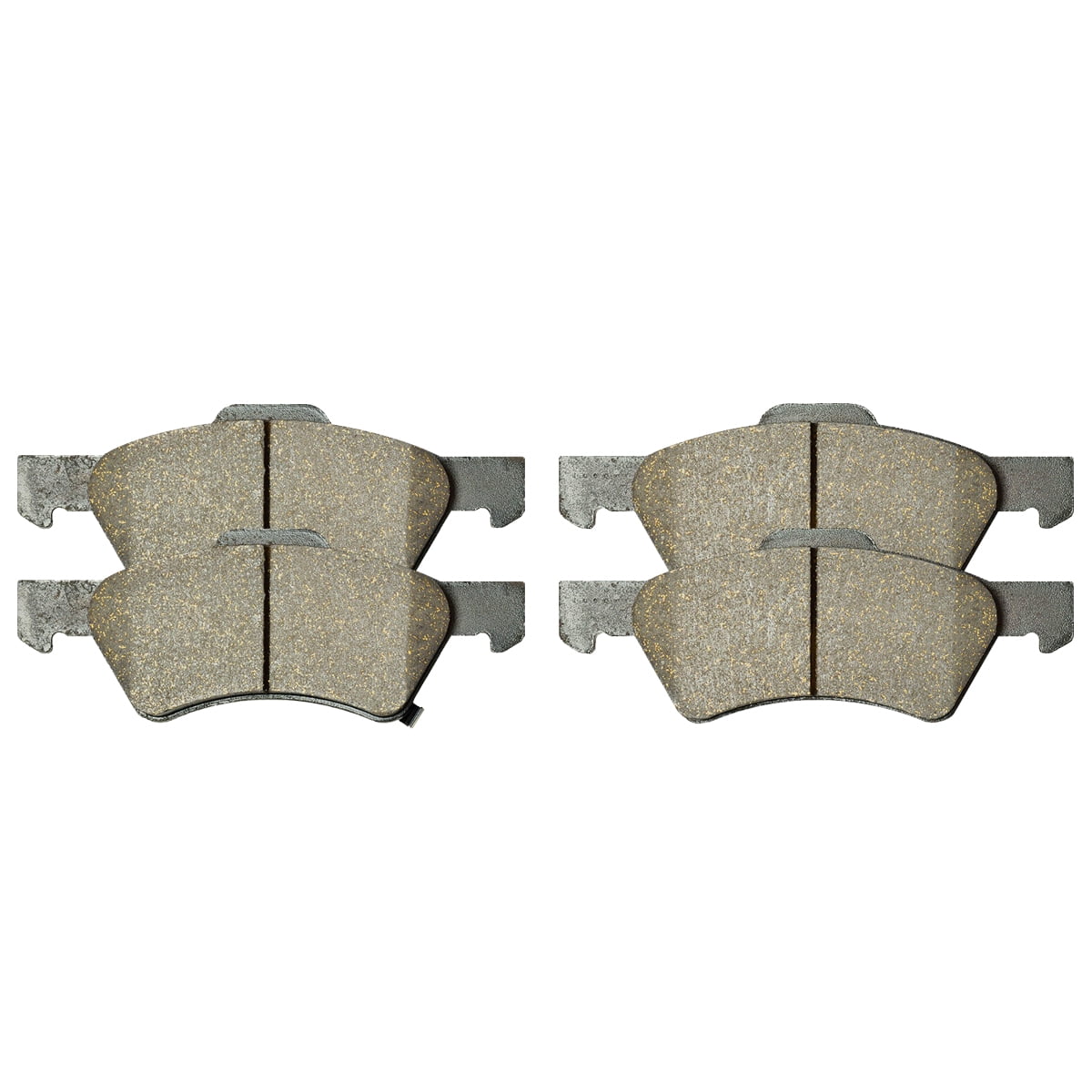 AutoShack Front Ceramic Brake Pad Kit Driver and Passenger Side Replacement for 2001-2004 2005 2006 2007 Dodge Grand Caravan 2001-2007 Chrysler Town & Country 2003 Voyager 2.4L 3.3L 3.8L V6 AWD FWD