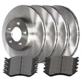 AutoShack Front and Rear Brake Rotors and Ceramic Pads Kit Replacement for 2002 2003 2004 Dodge Ram 1500 3.7L 4.7L 5.7L 5.9L V6 V8 4WD RWD