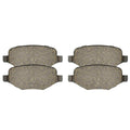 AutoShack Rear Ceramic Brake Pad Kit Driver and Passenger Side Replacement for Lincoln MKX MKS MKT Ford Police Interceptor Utility 2009-2019 Flex 2010-2019 Taurus 2011-2014 Edge 2011-2019 Explorer FWD