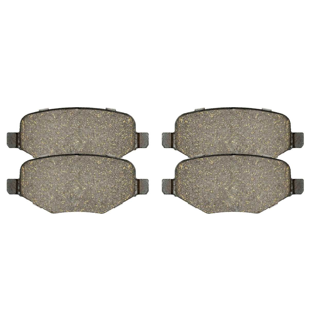 AutoShack Rear Ceramic Brake Pad Kit Driver and Passenger Side Replacement for Lincoln MKX MKS MKT Ford Police Interceptor Utility 2009-2019 Flex 2010-2019 Taurus 2011-2014 Edge 2011-2019 Explorer FWD