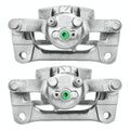 AutoShack Rear New Brake Calipers Assembly with Bracket Set of 2 Driver and Passenger Side Replacement for 2012 2013 2014 2015 2016 Ford F-150 2.7L 3.5L 3.7L 5.0L 6.2L V6 V8 4WD AWD RWD