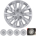 BDK 2012, 2013 Toyota Camry Style Hubcaps Wheel Cover, 16" Silver Replica Cover, 4 Pieces, ABS Plastic