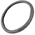 BDK Motor Trend Big Rig Car Steering Wheel Cover, Truck Trailer 18" Wheel, Black Beige Gray