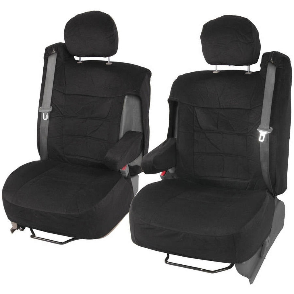 BDK Pickup Truck Seat Covers with Arm Rest and Built in Seat Belt, Encore