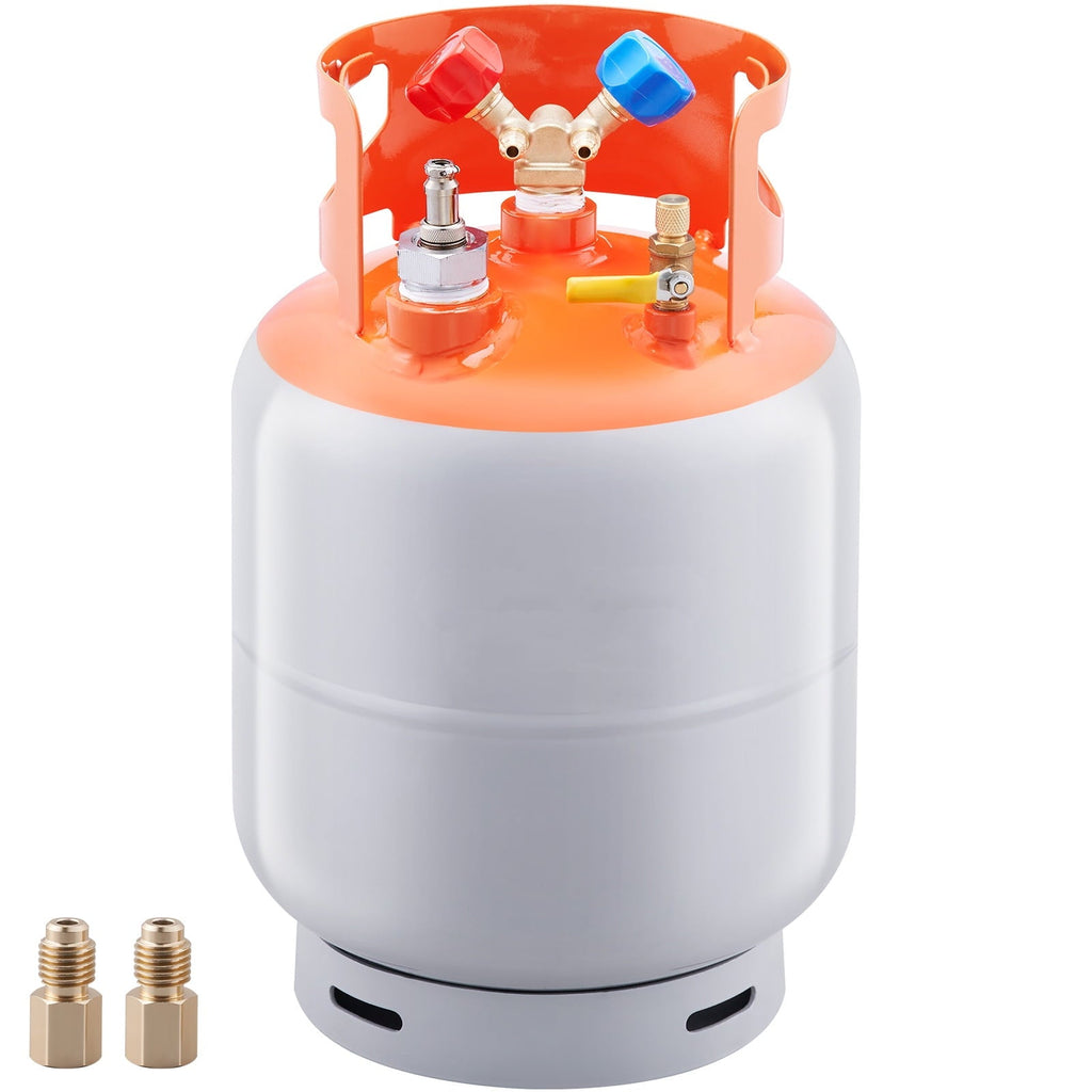 BENTISM Refrigerant Recovery Reclaim 30lb Cylinder Tank with Floating Switch