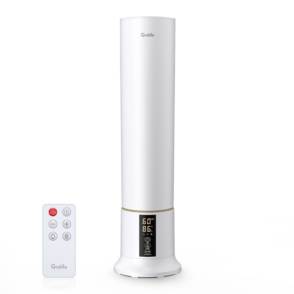 BEYGO Cool Mist Humidifiers for Bedroom Large Room Home, 9L/ 2.38Gal Top Fill Ultrasonic Floor Humidifiers for Baby and Plants