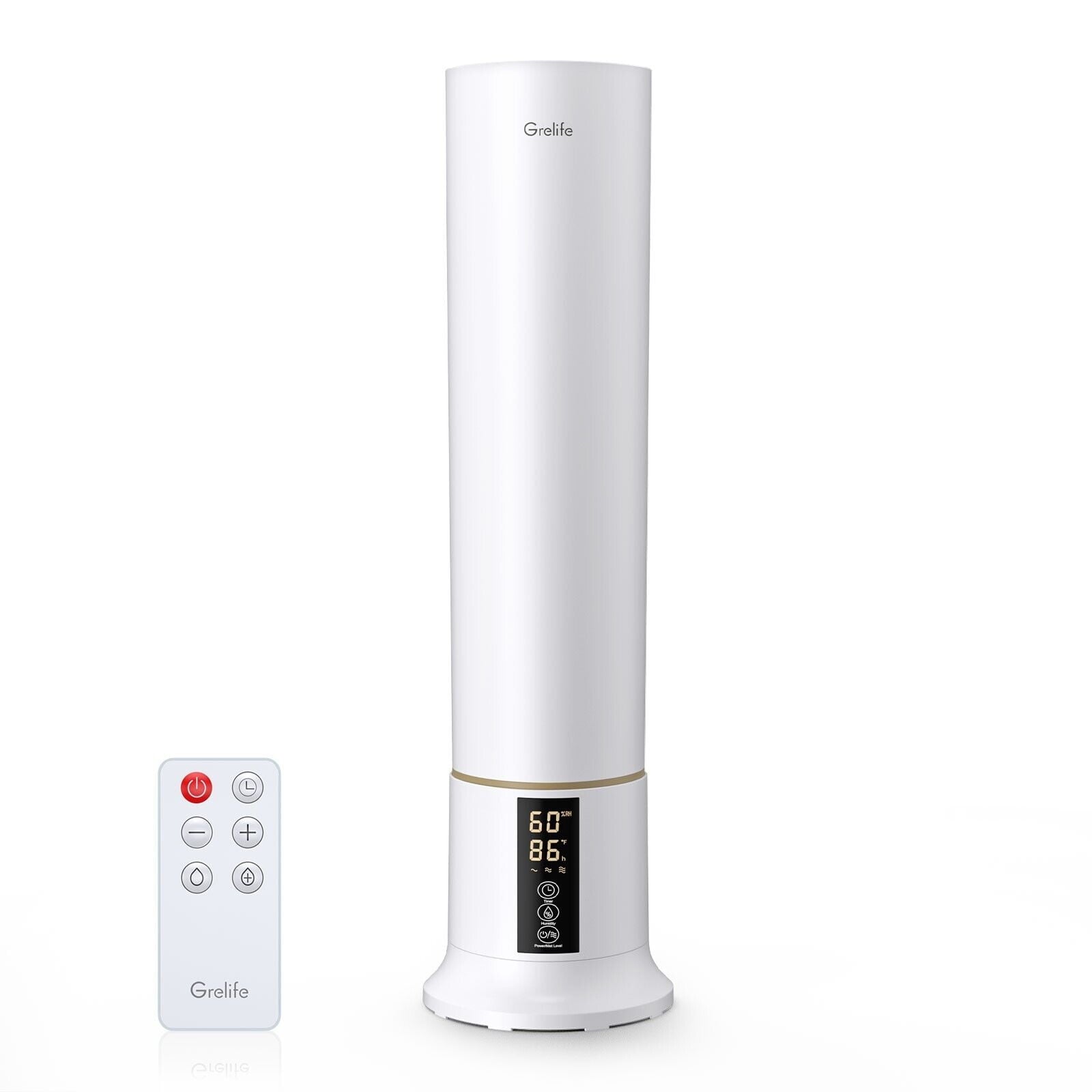 BEYGO Cool Mist Humidifiers for Bedroom Large Room Home, 9L/ 2.38Gal Top Fill Ultrasonic Floor Humidifiers for Baby and Plants