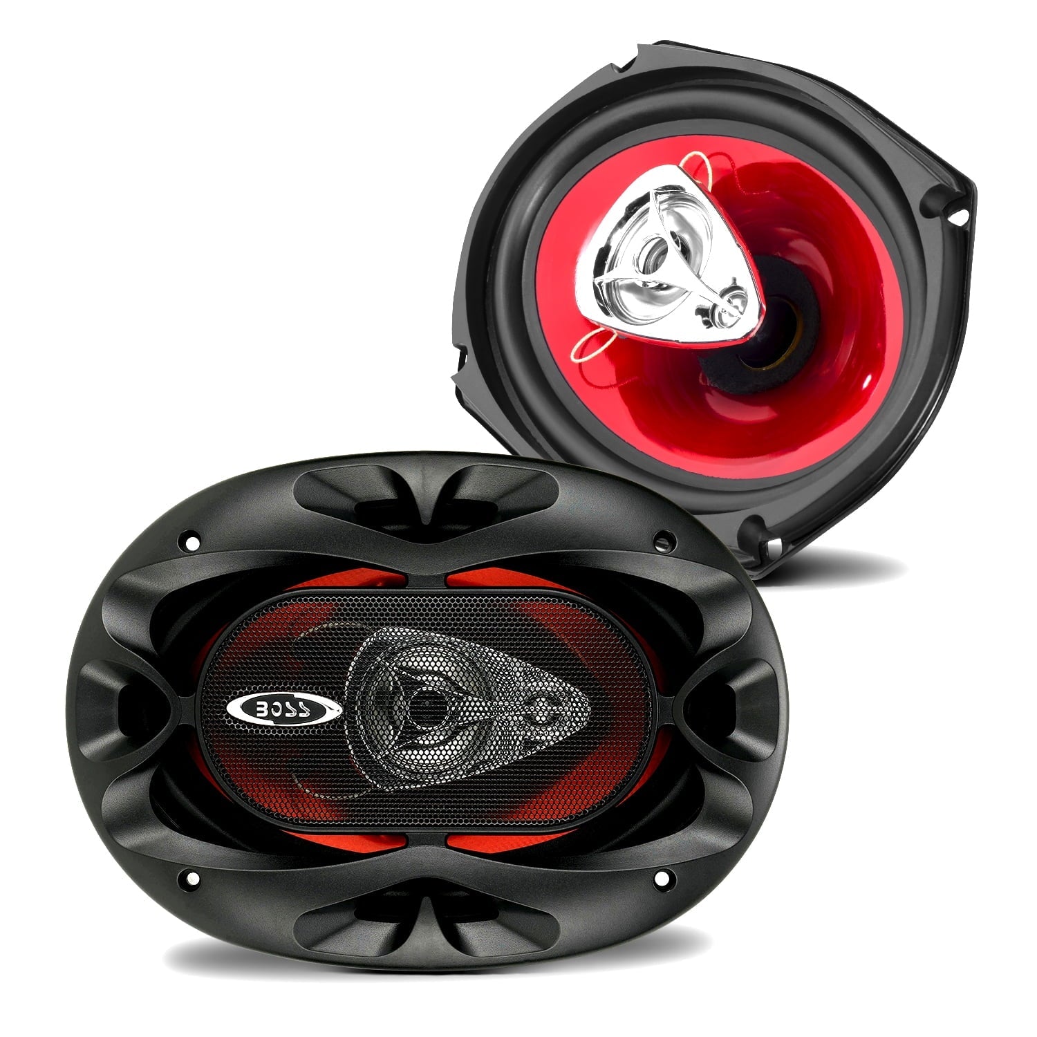 BOSS Audio Systems CH6930 Chaos Series 6 x 9 inch Car Stereo Door Speakers - 400 Watts Max, 3 Way, Full Range Audio, Tweeters, Coaxial, Sold in Pairs