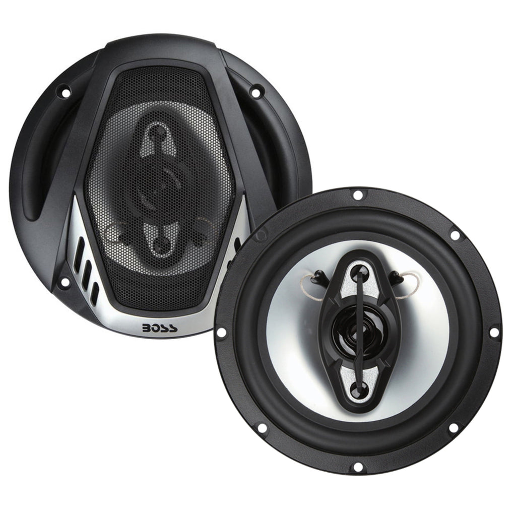 BOSS Audio Systems NX654 Onyx Series 6.5 inch Car Stereo Door Speakers - 400 Watts Max, 4 Way, Full Range Audio, Tweeters, Coaxial, Sold in Pairs