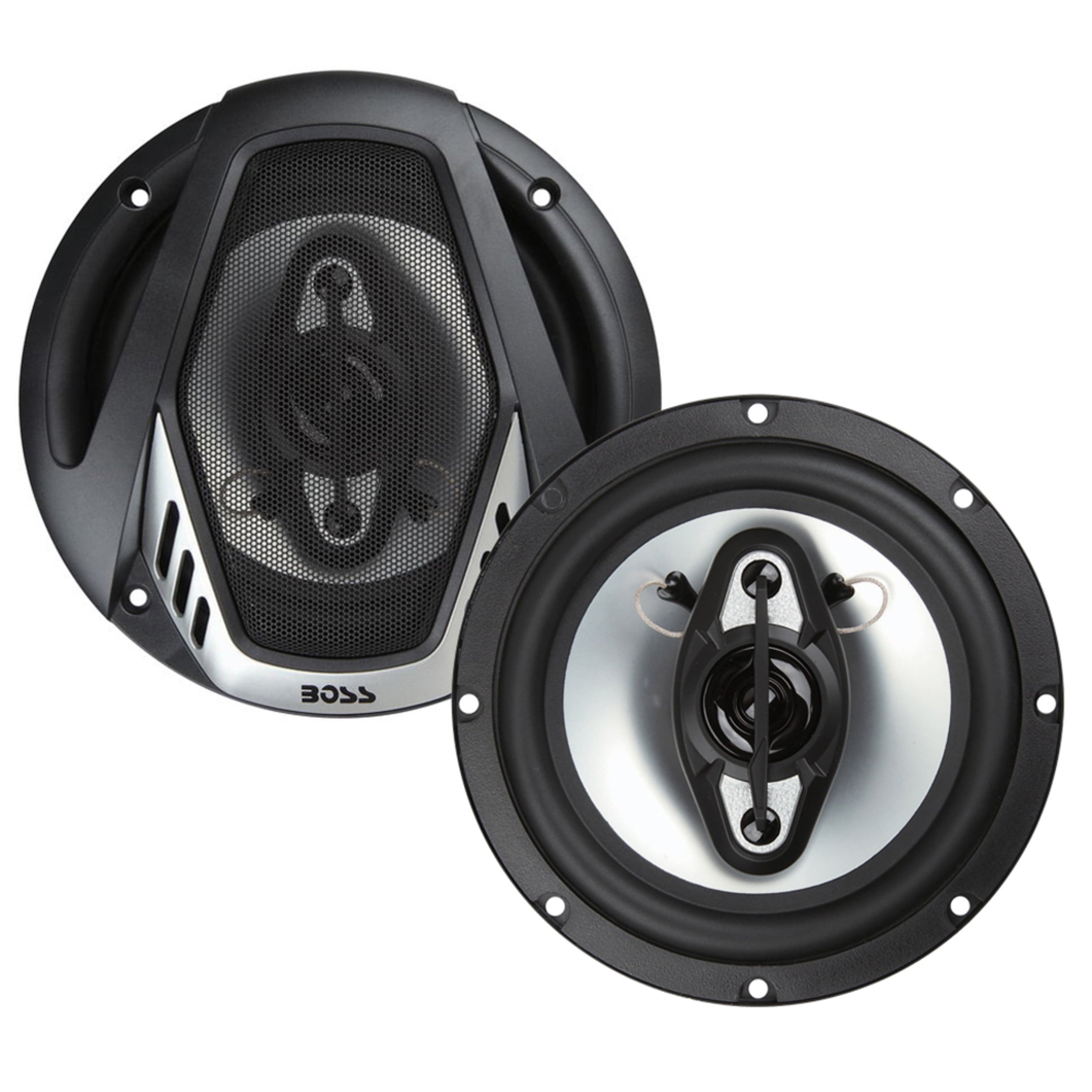BOSS Audio Systems NX654 Onyx Series 6.5 inch Car Stereo Door Speakers - 400 Watts Max, 4 Way, Full Range Audio, Tweeters, Coaxial, Sold in Pairs