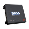BOSS Audio Systems R2504 Riot Series Car Audio Amplifier - 1000 High Output, 4 Channel, Class A/B, 2/4 Ohm, High/Low Level Inputs, High/Low Pass Crossover, Bridgeable, Full Range