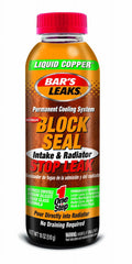 Bar's Leaks Block Seal Liquid Copper Intake & Radiator Stop Leak, 18 oz