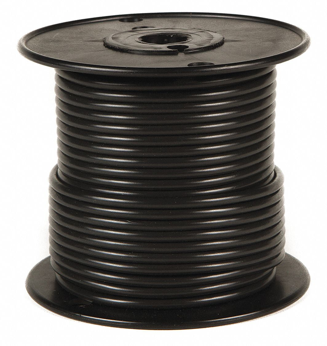 Battery Doctor Primary Wire,12 AWG,1 Cond,100 ft,Black  81008