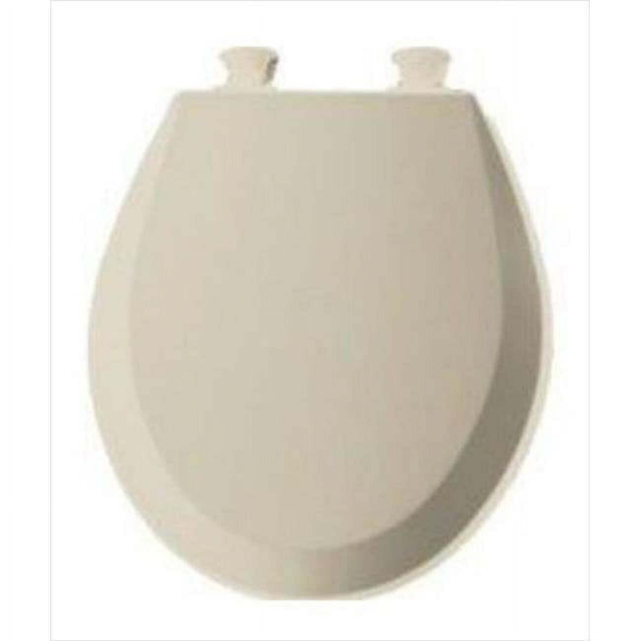 Bemis 500EC146 Round Closed Front Toilet Seat with Cover in Almond